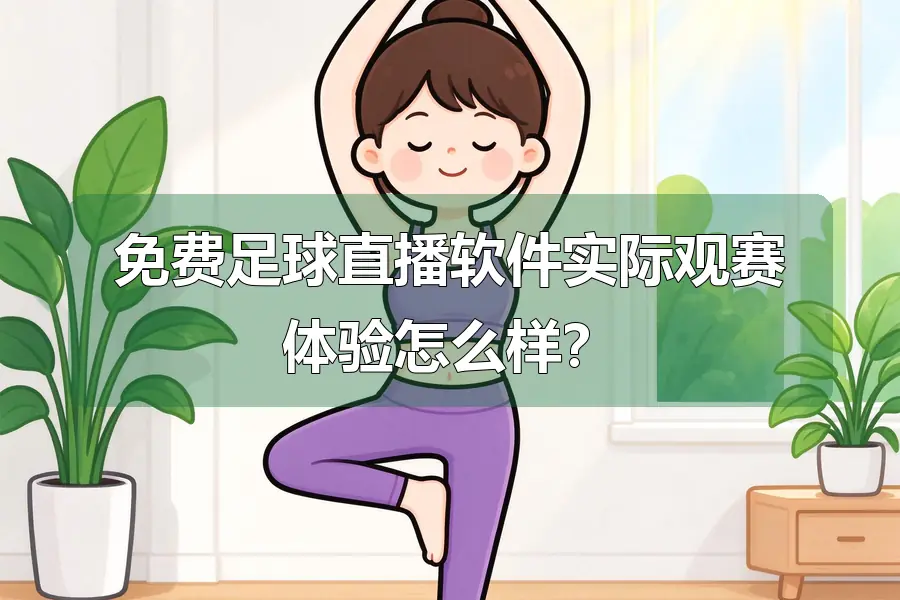 免费足球直播软件实际观赛体验怎么样?